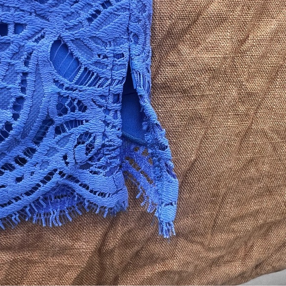 Lilly Pulitzer Alexa Shift Dress in Beckon Blue Lace Size 6 - Picture 3 of 7
